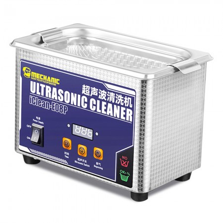 Mechanic iClean-E08P 360° Deep Ultrasonic Cleaning Machine for Motherboard / Accessories / Glasses (Pre Order 10 Days)