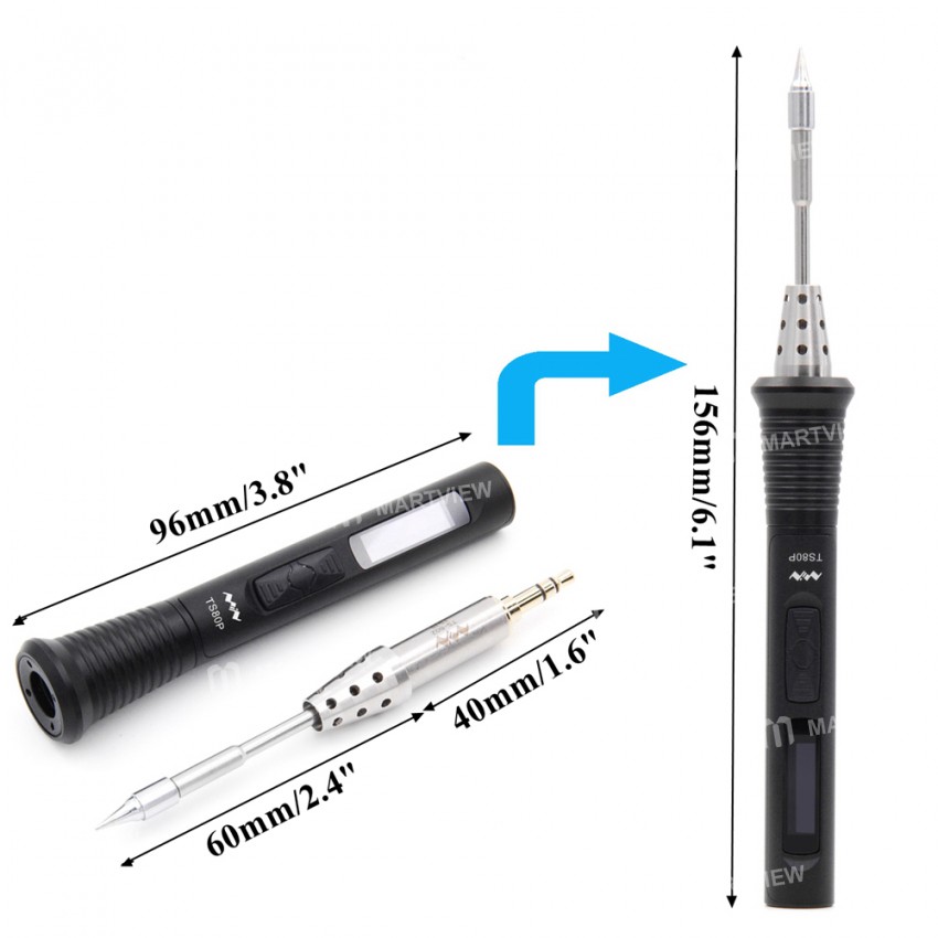 TS80P 30W Mini Intelligent Electric Soldering Iron with PD2.0 QC3.0 Charge