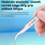 xzz ss-15-weak-magnetic-stainless-steel-super-hard-special-curve-tip-tweezers-9