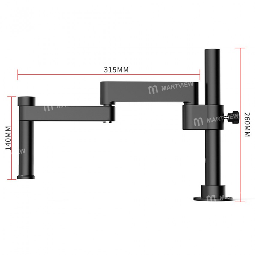 Luowei WCI3 7-50X Column Swing Arm HD Continuous Zoom Microscope