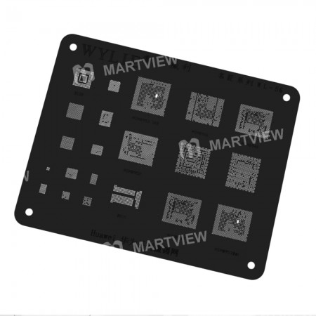 WYLIE WL-56 BGA Reballing Black Stencil Net for Huawei MSM8937 MSM8953 1AB MSM8916 MSM8940 MSM8952