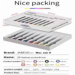Jabeud 8-in-1 Mac Jab.S 2D Laptop Screwdriver Set for MacBook Air Pro Disassembly Repair