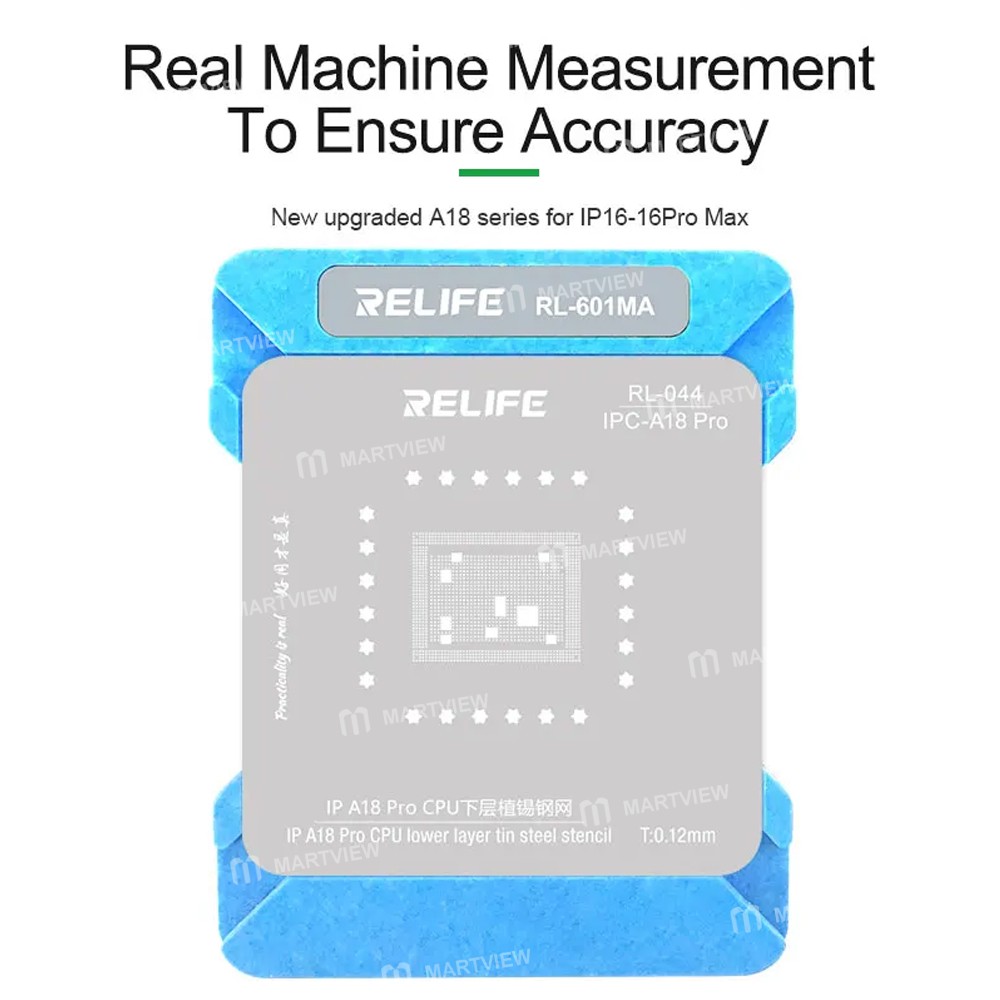 relife rl-601ma-iphone-cpu-lower-layer-tin-planting-platform-set-for-iphone-6-to-16pro-max-a8-to-a18