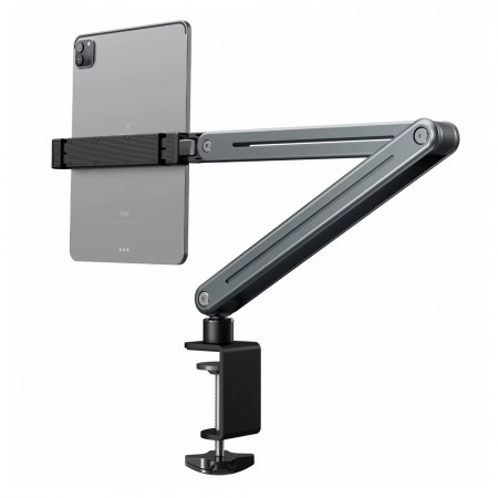 Foldable Rotatable Long Arm Holder for 5 to 13 inches Phone / Tablet