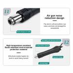 Quick 8586D+ 2-in-1 Soldering Iron Hot Air Gun Lead-free Smart Digital Display Rework Station