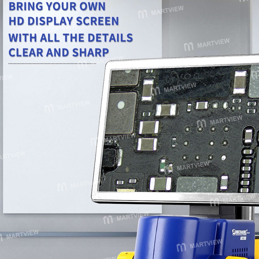Mechanic MC10B-B5 0.75-4.5X All in One Industrial Grade Microscope with 11.6inch Display LED light a