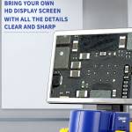 Mechanic MC10B-B5 0.75-4.5X All in One Industrial Grade Microscope with 11.6inch Display LED light a