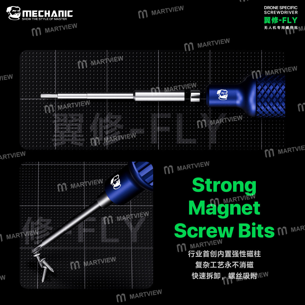 mechanic fly-6-in-1-strong-magnet-specialized-screwdriver-set-for-drone-repair-8