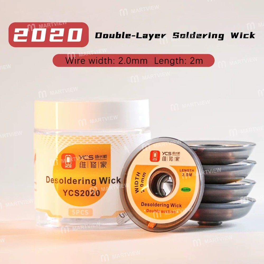 ycs 2020-double-layered-strong-soldering-wick-for-motherboard-soldering-de-tinning-2