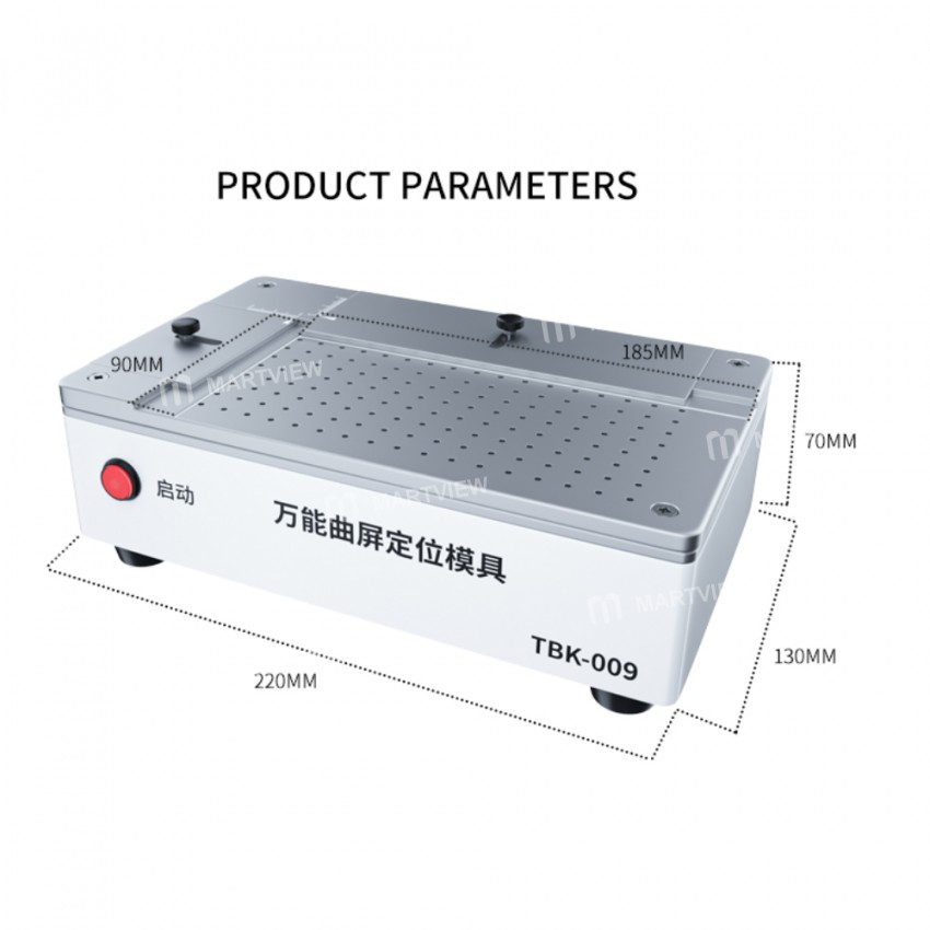 TBK-009 OCA Positioning Aligner for 8inch Curved LCD Screen Display