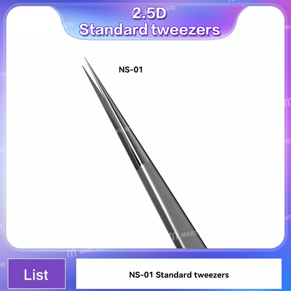 i2c ns-series-super-alloy-high-precision-stainless-steel-super-hard-extra-tip-flying-wire-tweezers-2