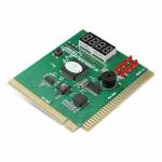 4 Digit LCD Display PC Motherboard Diagnostic Card with LED Indicator for ISA PCI Bus Mainboard