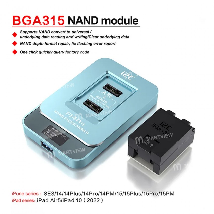 i2c p14-pro-one-click-dfu-purple-screen-nand-flash-hdd-read-write-programmer-4