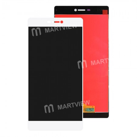 LCD Display Touch Screen Digitizer Assembly Replacement for Huawei P8 - White