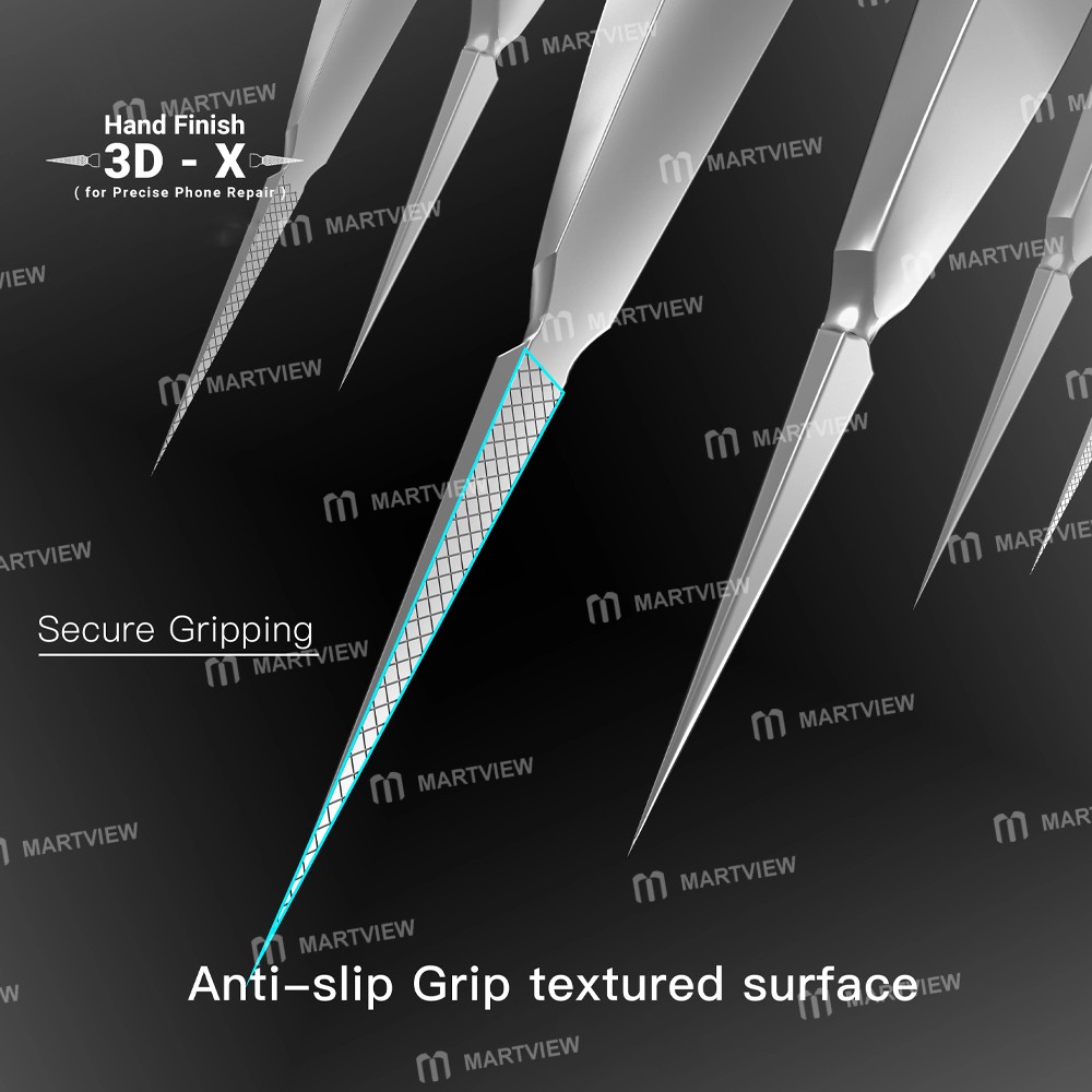 2uul tw02-hand-finish-3d-x-ornate-patterned-tweezers-for-mobile-phone-repair-2