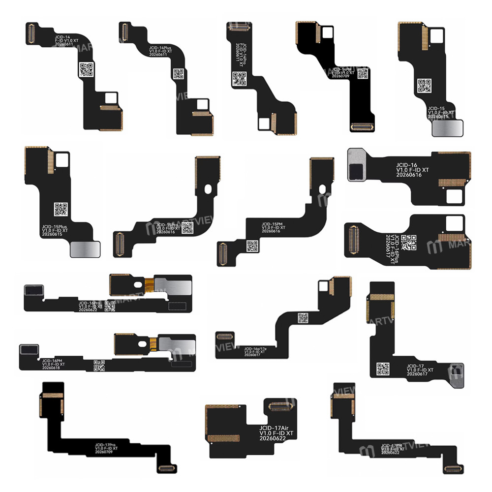 jcid face-id-dot-matrix-infrared-fpc-flex-cable-no-chip-for-iphone-14-to-17-full-series-1