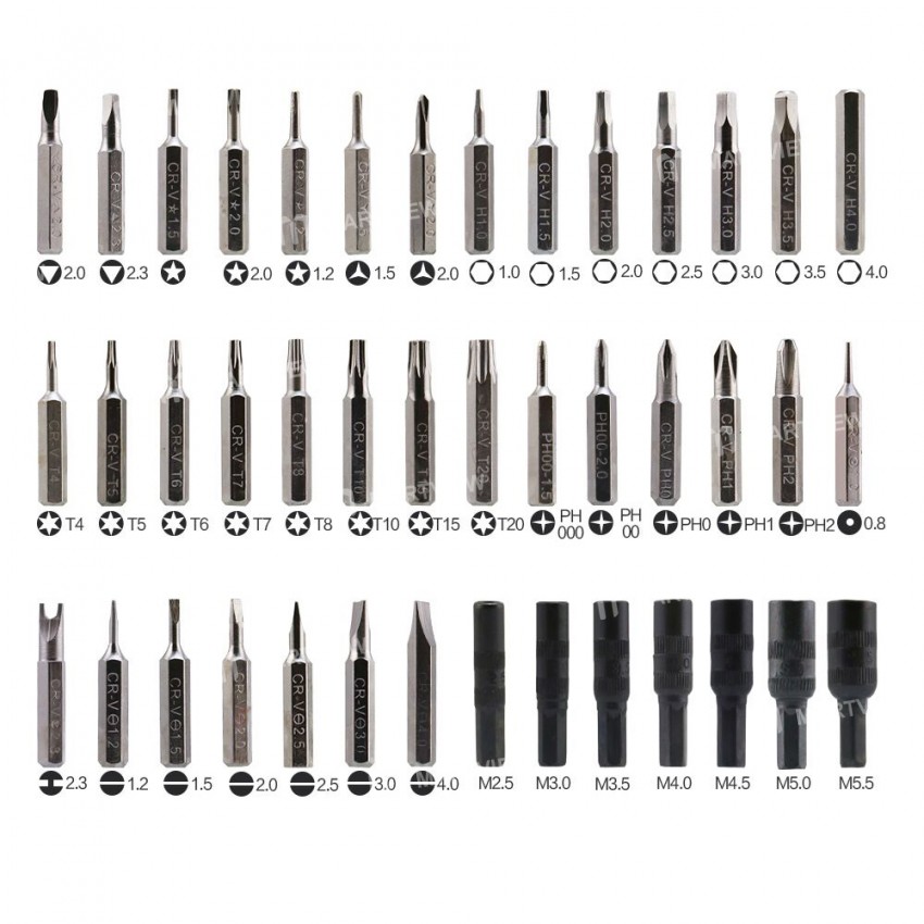 BST-8913 45-in-1 Precision Magnetic Screwdriver Set