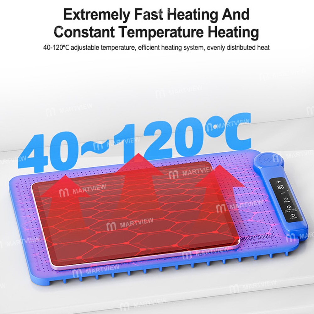 sunshine ls3-plus-17-inch-lcd-screen-intelligent-temperature-control-heating-stage-separator-pad-14