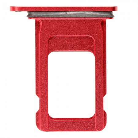 Replacement Single SIM Card Tray for iPhone XR - Red