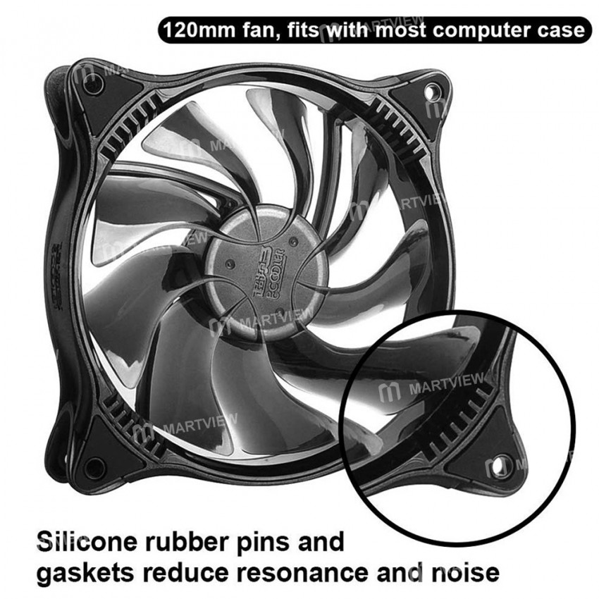 pccooler starry-sky-12cm-rgb-adjustable-computer-case-quiet-cooling-fan-6
