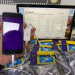 DCSD Serial Cable for iPhone Serial Port Engineering Charger Cable with Light