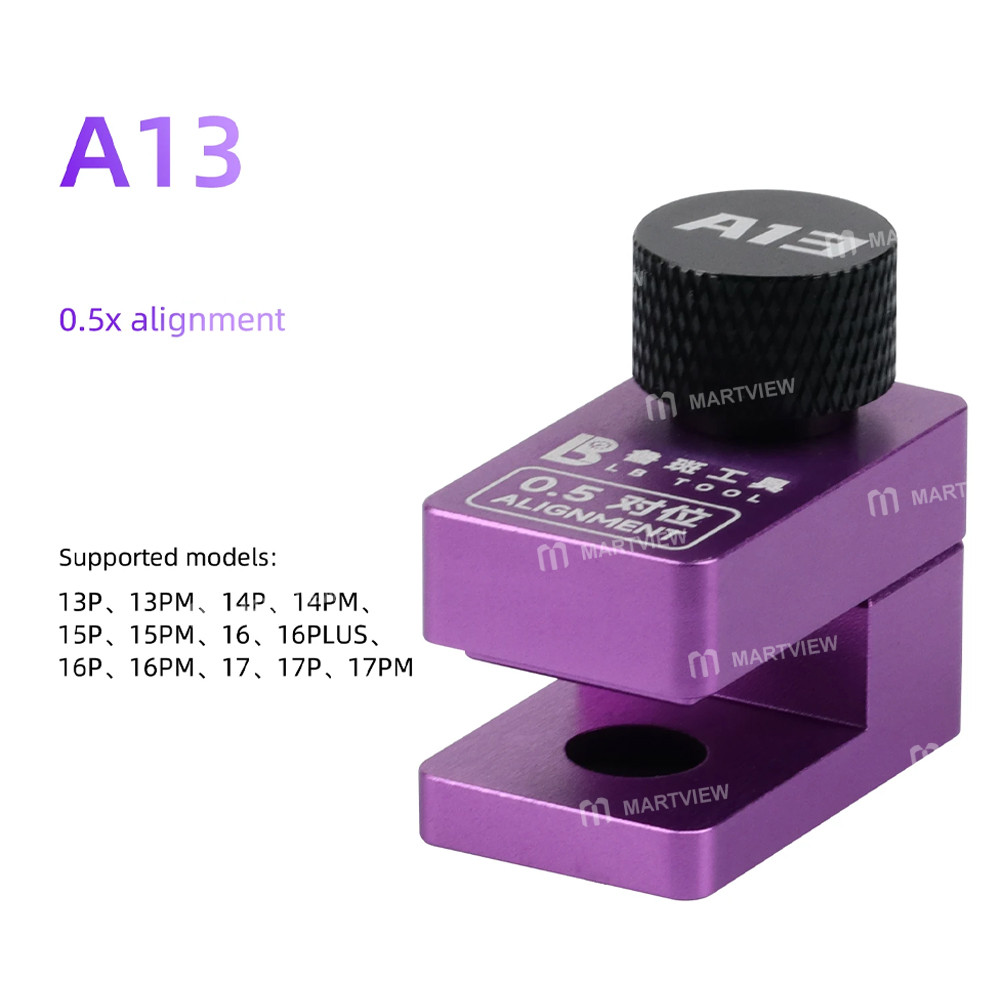 lb tool-a10-a13-05x-camera-lens-alignment-fixture-for-iphone-12-17pm-blue-light-replacement-9