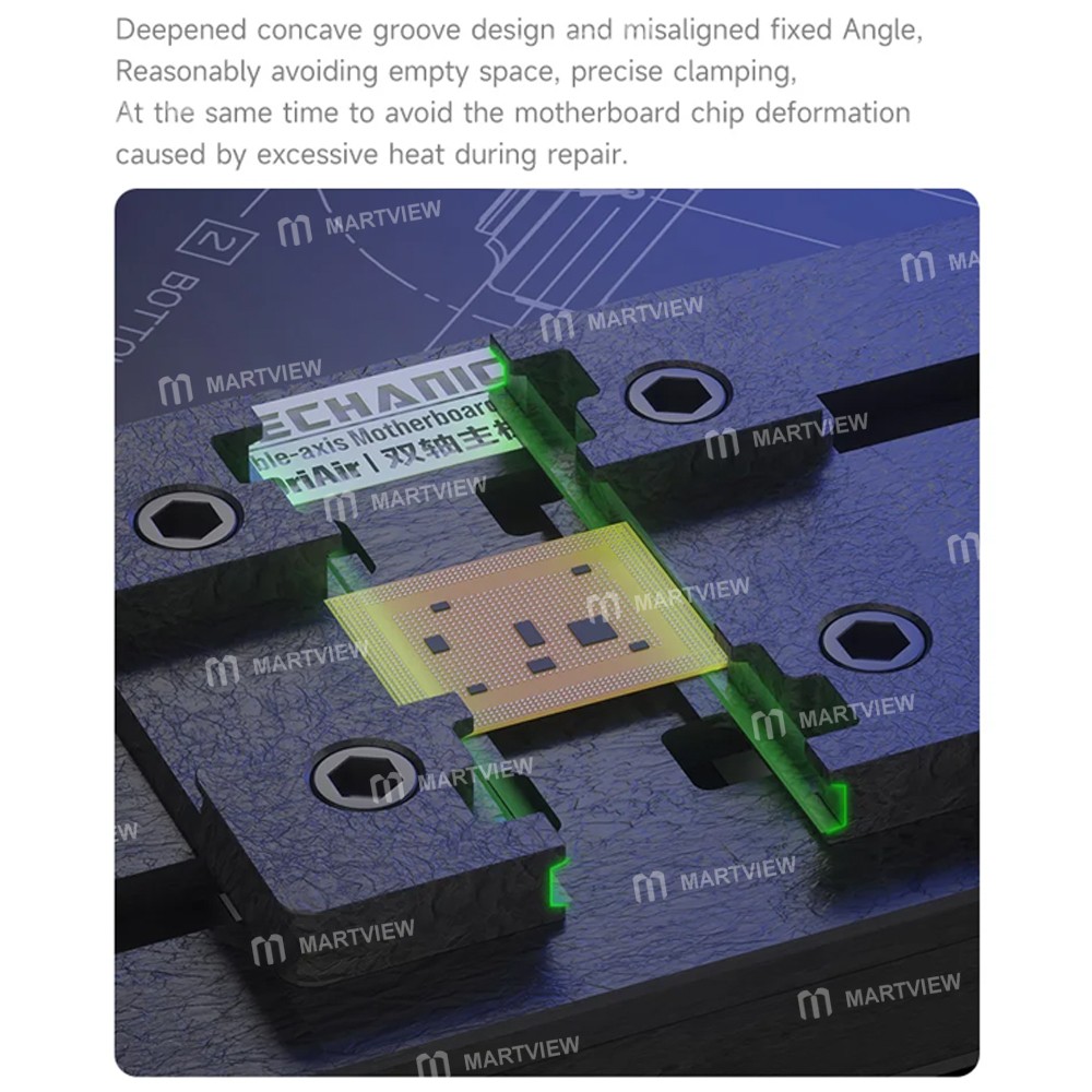 mechanic ori-air-double-axis-motherboard-fixture-for-remove-glue-planting-tin-7