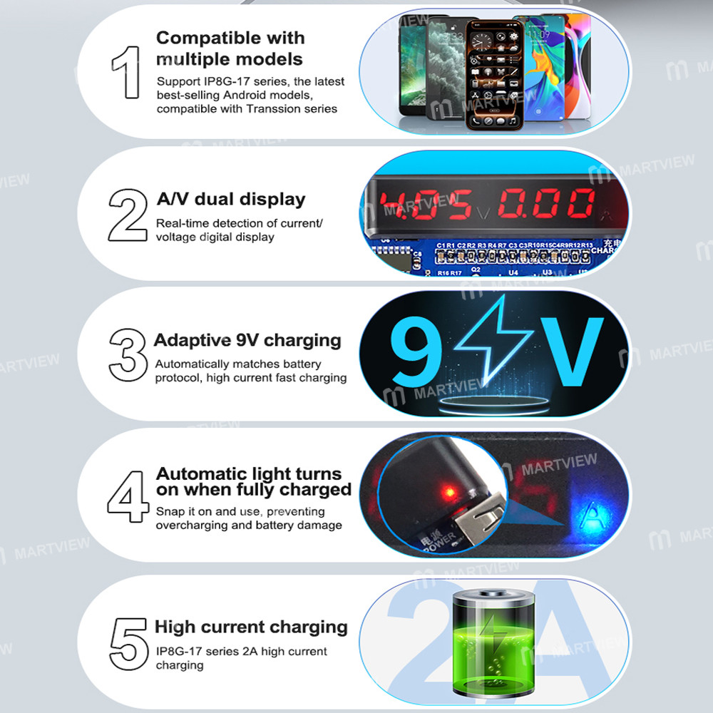 sunshine ss-916-ultra-v30-digital-display-charging-activation-board-for-iphone-6-to-17pro-max-androi