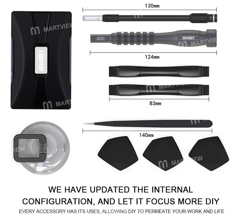 Jakemy JM-8172 73pcs Multifunctional Compact Pro Repair Screwdriver Kits