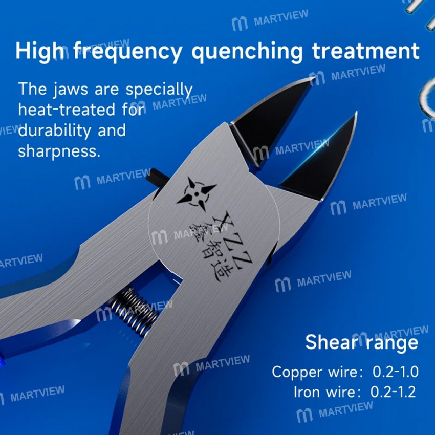 xzz a05-industrial-grade-chrome-vanadium-steel-slanting-nose-cutting-pliers-2