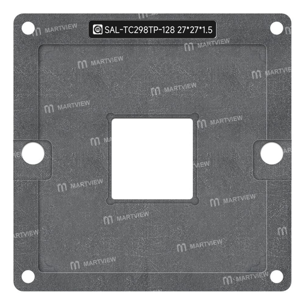 amaoe 030mm-sal-tc298tp-128-automotive-computer-board-chips-bga-reballing-stencil-tin-plating-platfo