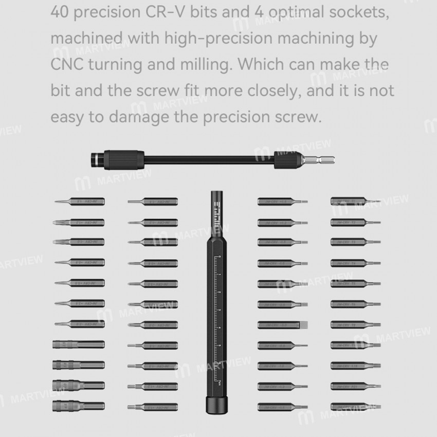 Jakemy JM-8184 47-in-1 Precision Magnetic Screwdriver Set for Mobile Phone / PC Repair