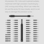 Jakemy JM-8184 47-in-1 Precision Magnetic Screwdriver Set for Mobile Phone / PC Repair