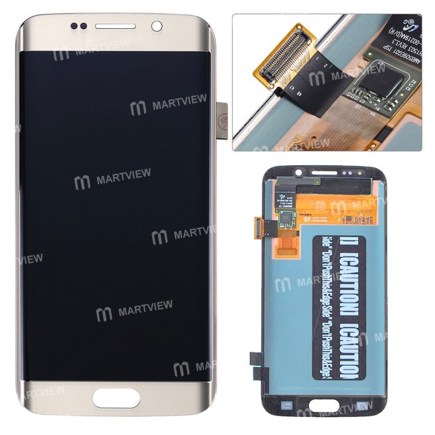 Replacement original LCD for samsung galaxy s6 edge digitizer assembly gold
