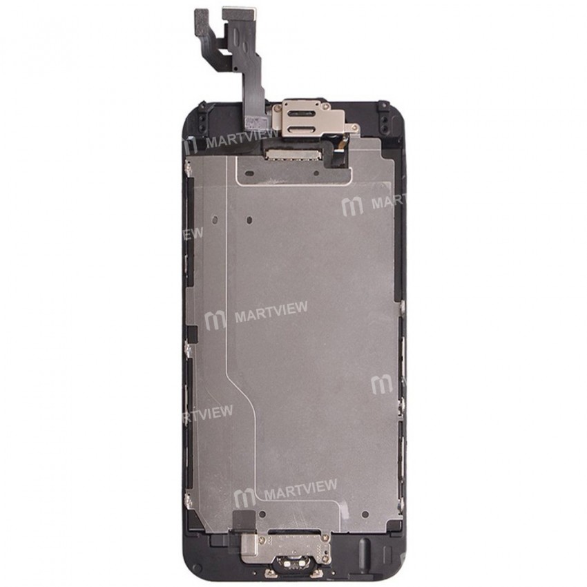 Replacement iPhone 6 LCD with spareparts home button earphone camera etc black