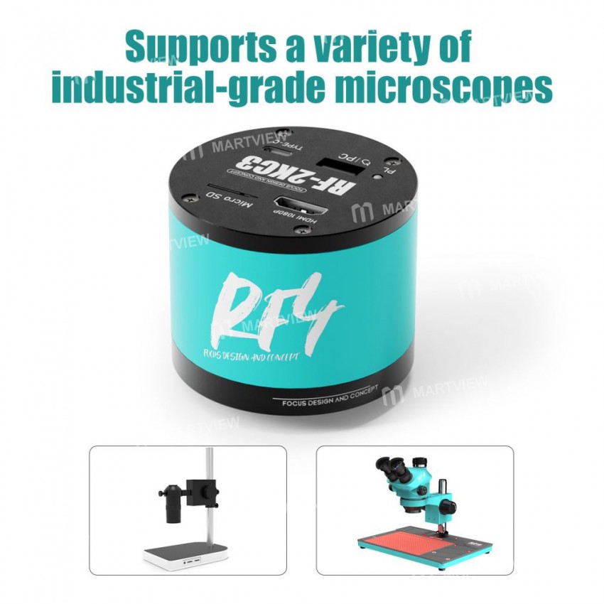 rf4 rf7050pro-2kc3-7-50x-synchronous-zoom-trinocular-stereo-microscope-9