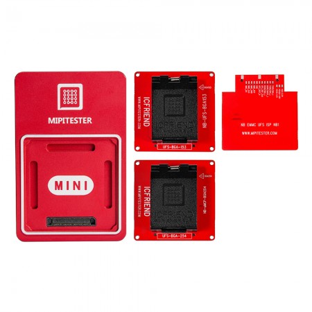 MiPiTester Mini Box + NB-UFS-BGA153 + NB-UFS-BGA254 Adapter