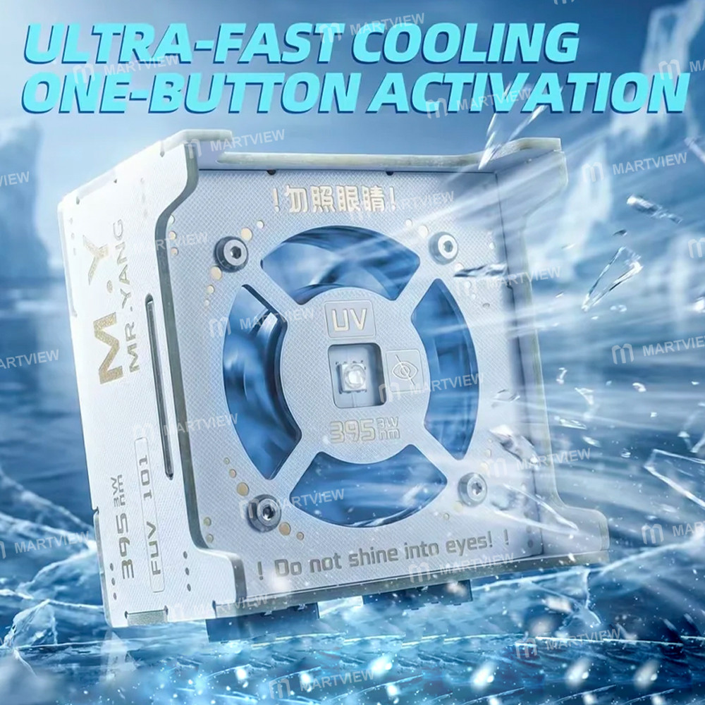 mryang fuv-101-2-in-1-uv-curing-light-with-cooling-fans-for-motherboard-pcb-repair-4