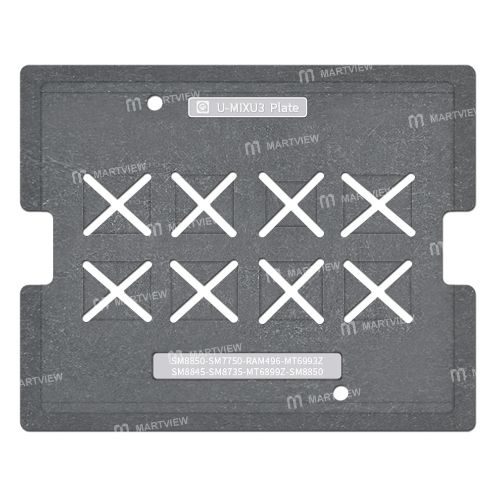 amaoe u-mixu3-qualcomm-snapdragon-mediatek-cpu-mixed-bga-reballing-stencil-platform-set-3