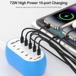relife rl-309m-72w-10-port-pd-type-c-desktop-intelligent-fast-charging-station-9