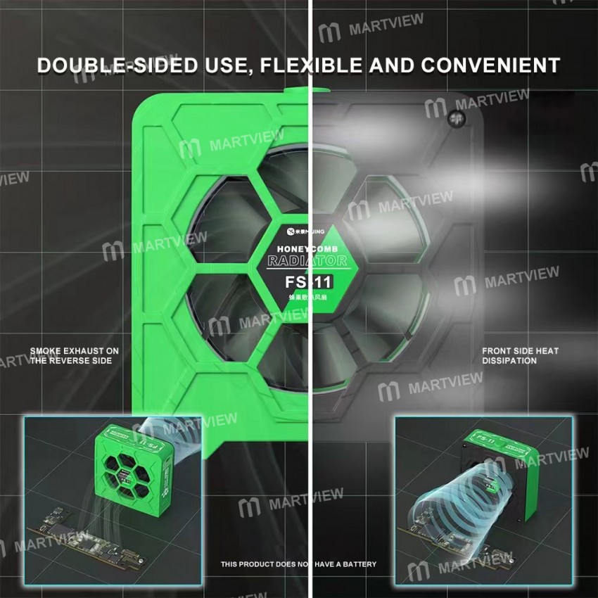 mijing fs-11-cooling-uv-curing--smoke-extraction-honeycomb-radiating-fan-6