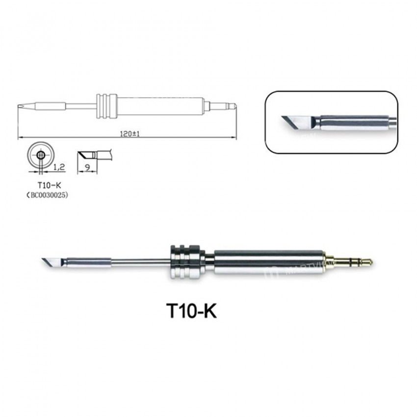 Atten T10 Series All-in-one Soldering Iron Tips for Atten GT-2010 USB Soldering Pen