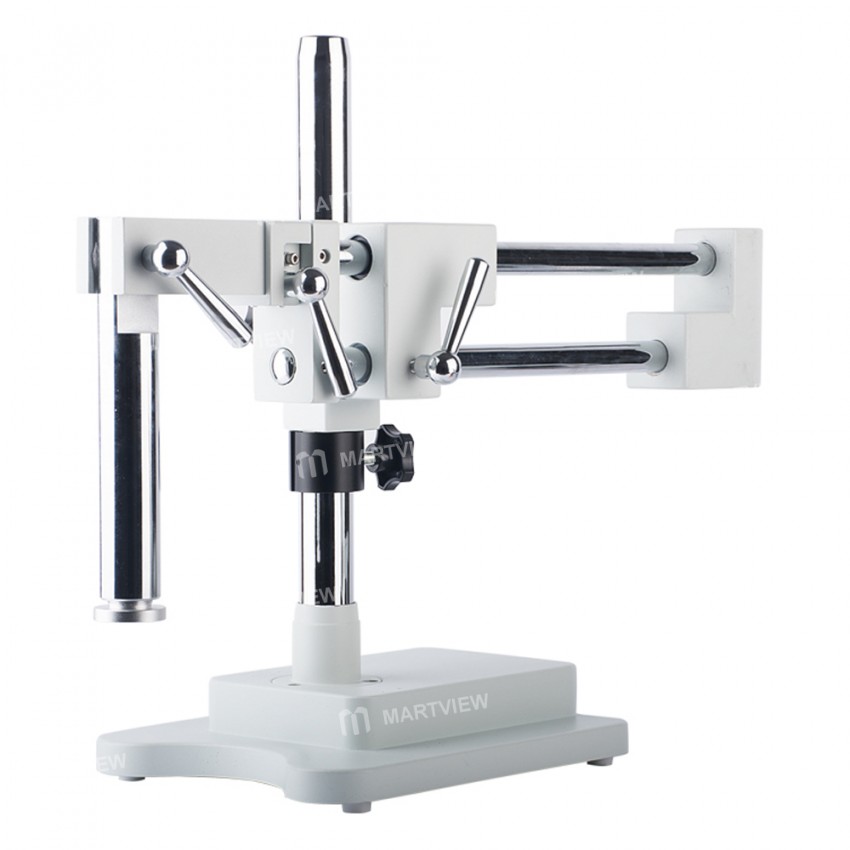 Universal Double Boom Trinocular Stereo Microscope Stand Holder Bracket