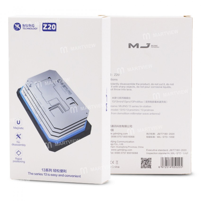 Mijing Z20 4-in-1 BGA Reballing Platform for iPhone 13 / 13 Mini / 13 Pro / 13 Pro Max Middle Layer