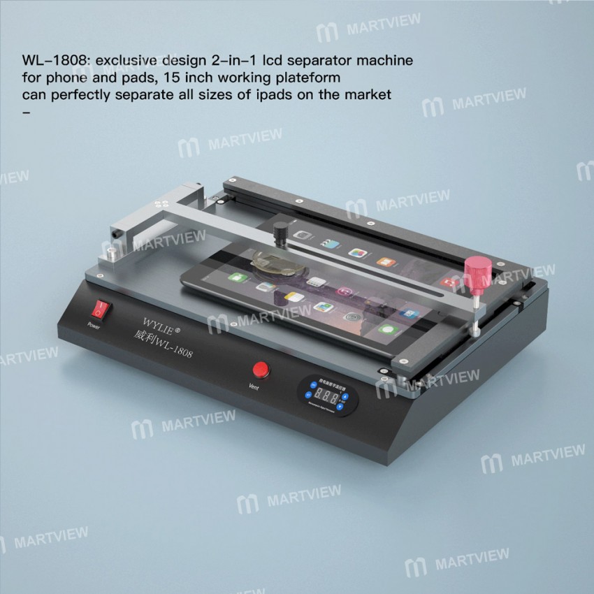 WYLIE WL-1808 2in1 LCD Screen Separator Temperature Control Heating Separating for Max 15inch Phone