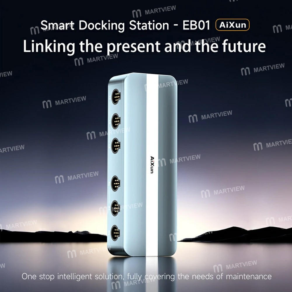 aixun eb01-smart-docking-station-dual-channel-six-in-two-hub-ports-for-soldering-station-2