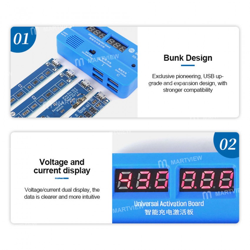 Sunshine SS-909 V7.0 Universal Battery Intelligent Activation Board for iPhone Android Repair