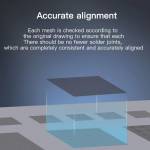 ugain 012mm-universal-solder-multi-purpose-bga-stencil-03-035-04-05-parallel-45-degree-hole-4