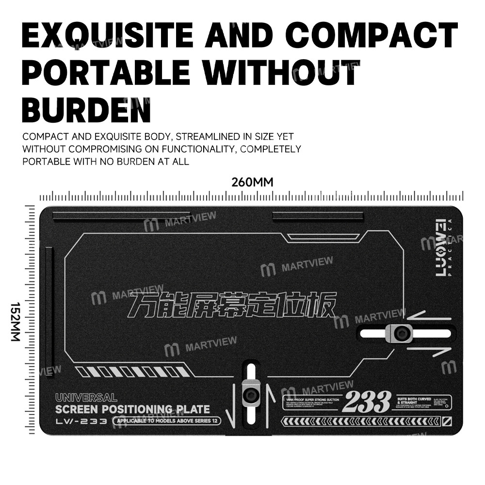 luowei lw-223-universal-screen-positioning-plate-compatible-with-iphone-12-and-later-models-4