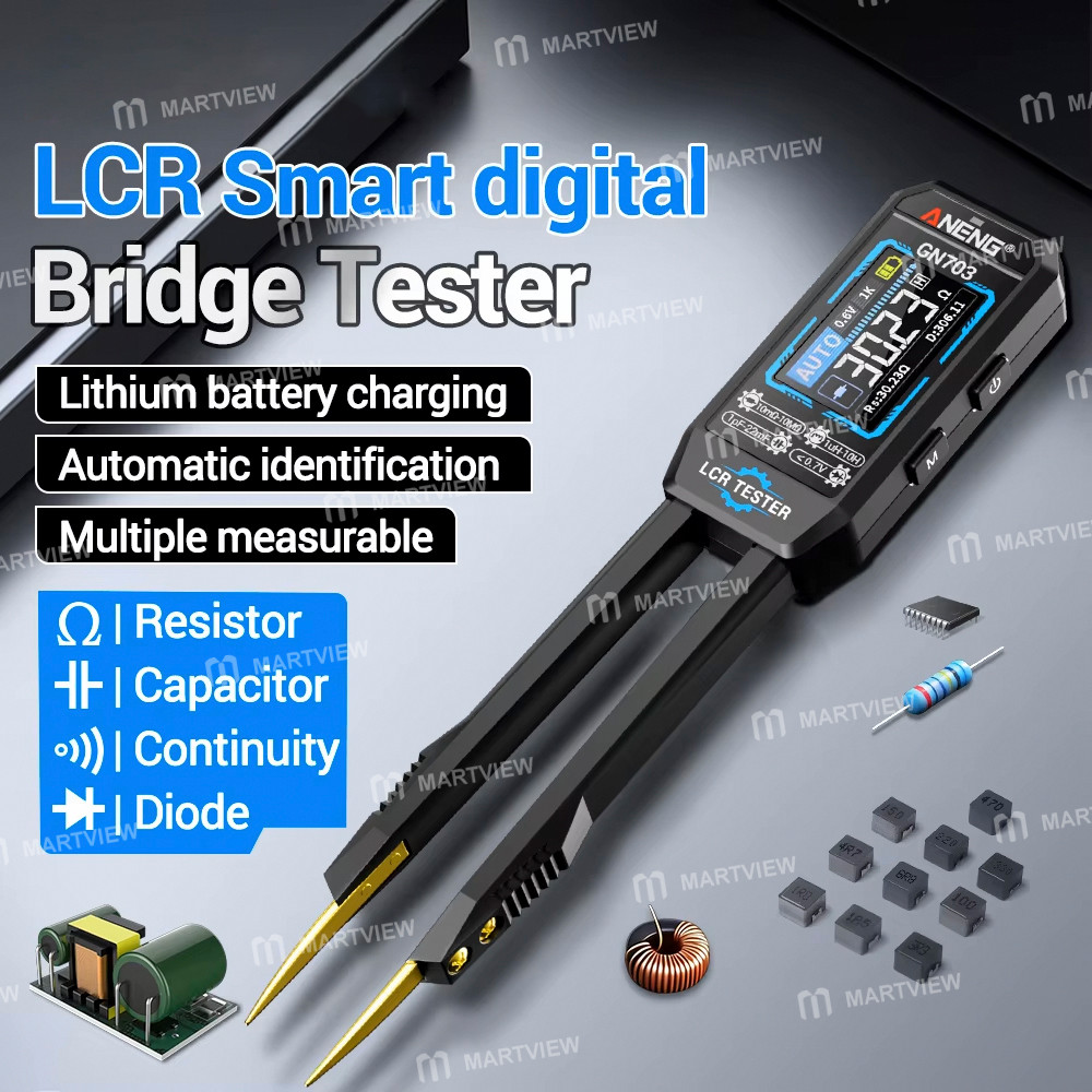 aneng gn703-type-c-rechargeable-lcr-smart-forceps-bridge-for-lcr-smd-esr-test-2